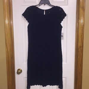 Ronni Nicole Navy lace/eyelet dress size 8